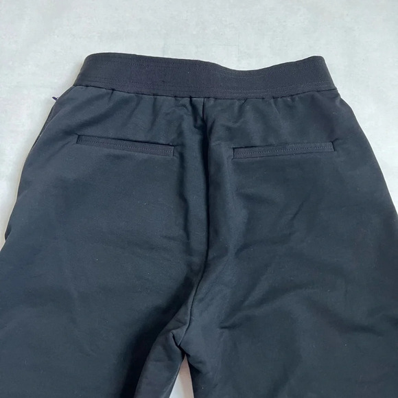 Kobi Halperin Womens Pull On Black Work Office Drawstring Pants Trousers Cotton - Picture 3 of 8